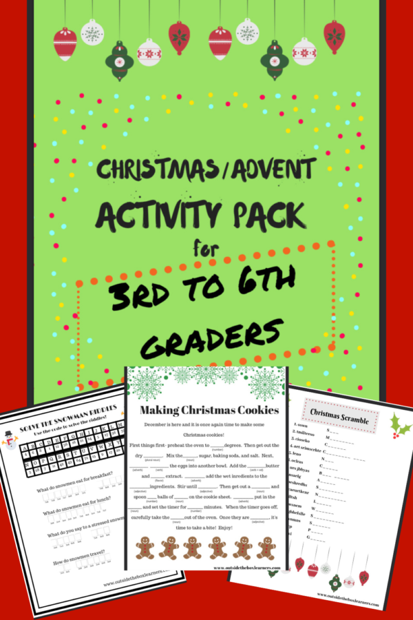 Christmas/Advent Themed Activity Pack