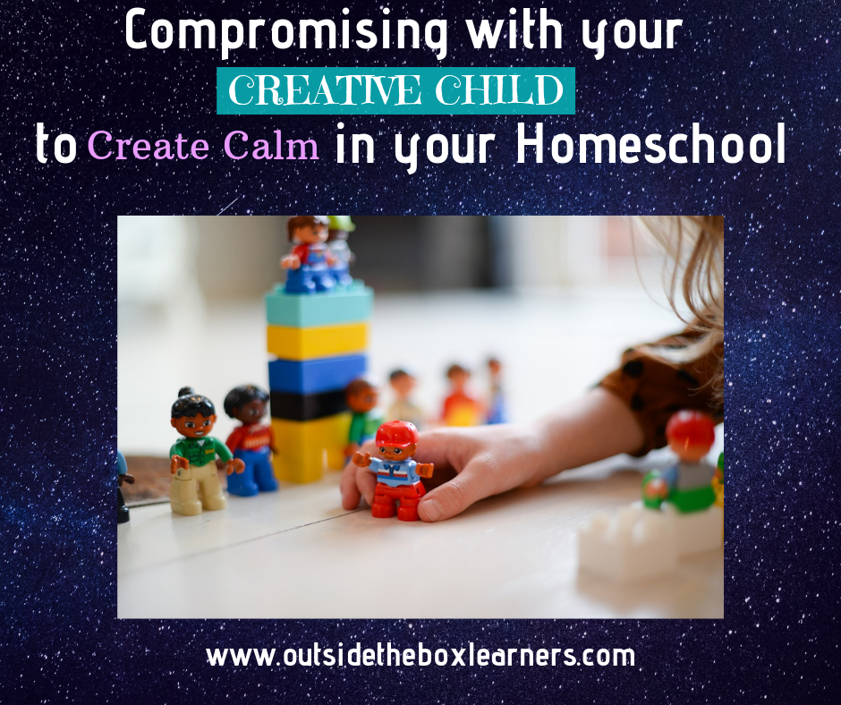 Compromising With Your Creative Child to Create Calm in Your Homeschool