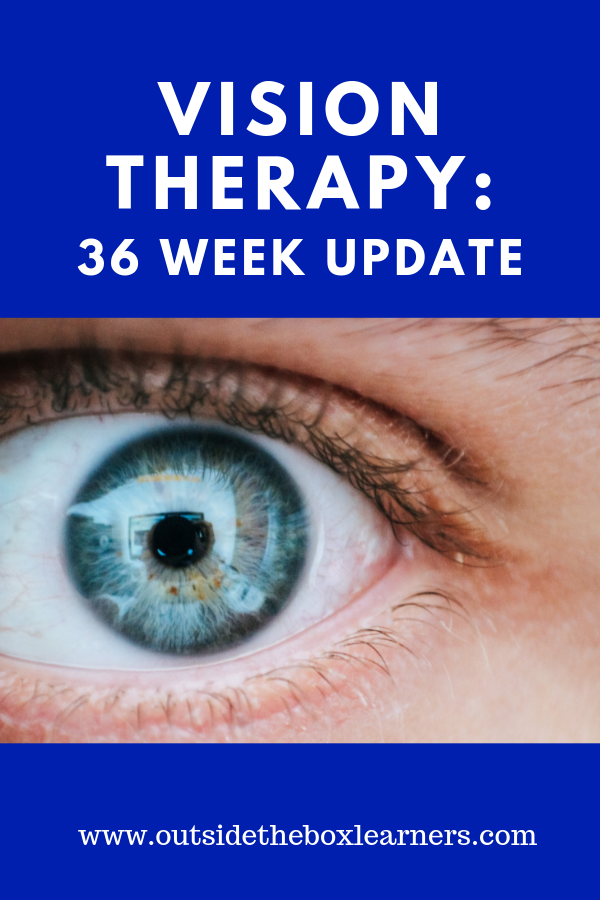 Vision Therapy: 36 Week Update
