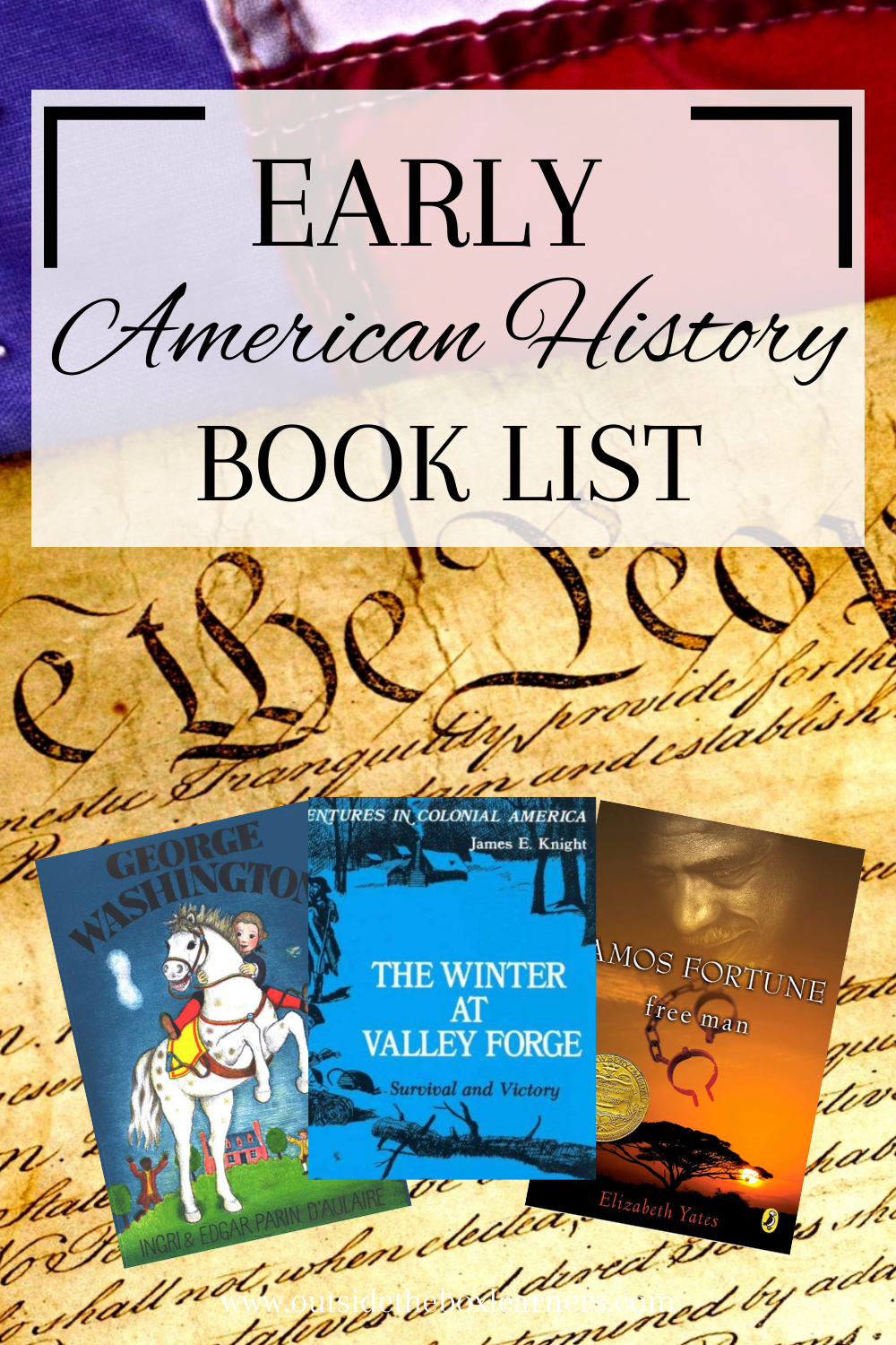 Early American History Book List